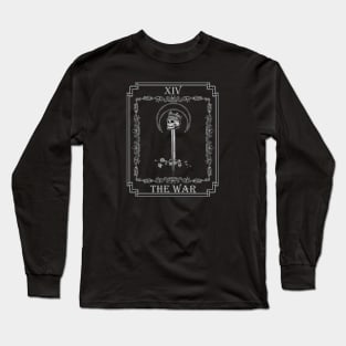 Tarot - "The War" - b&w Long Sleeve T-Shirt